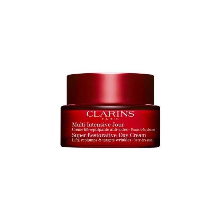 Clarins - Multi-Intensive Jour - Crème Lift Repulpante Anti-Rides Peaux Sèches
