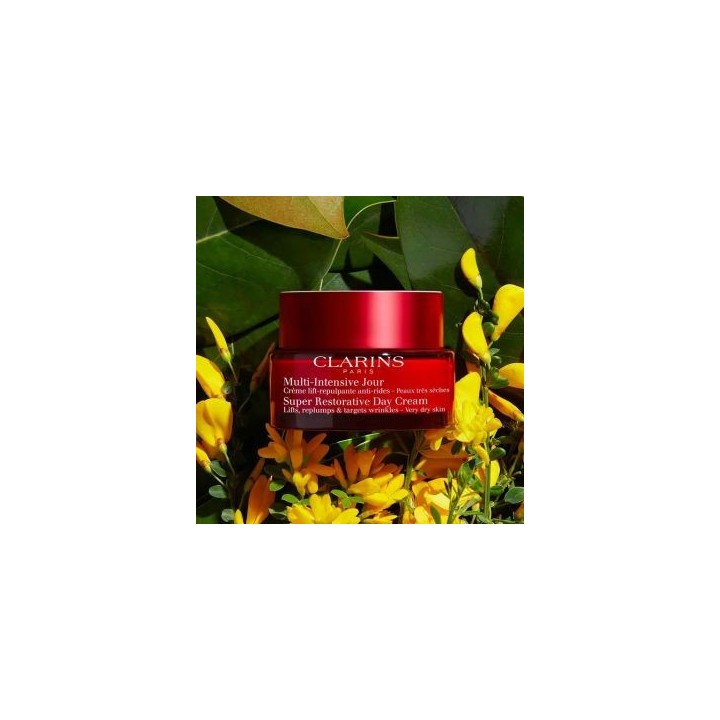 Clarins - Multi-Intensive Jour - Crème Lift Repulpante Anti-Rides Peaux Sèches