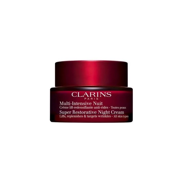 Clarins - Multi-Intensive Nuit - Crème Lift Redensifiante Anti-Rides- Toutes Peaux