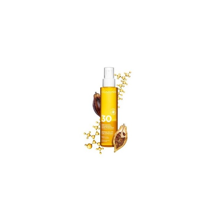 Clarins Huile-en-Brume Solaire Corps - uva/uvb 30